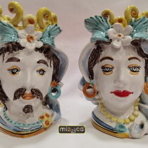 Teste di Moro in ceramica.