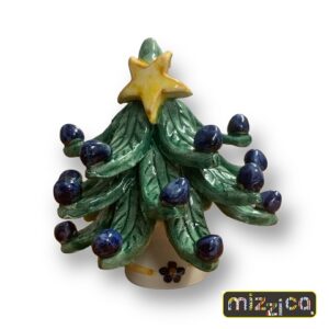 Albero di natale in ceramica.