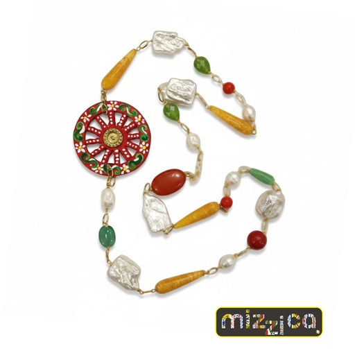 Collana "Ruota Rossa Siciliana"
