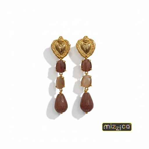 Orecchini pendenti con clip