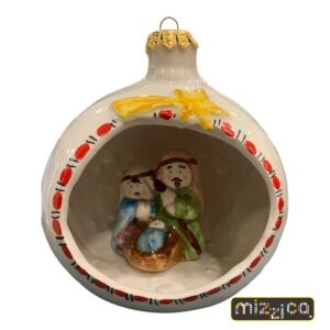 Palla Natalizia con Natività.