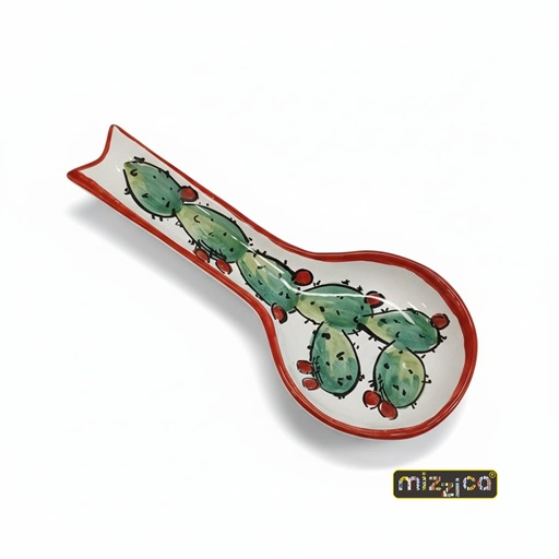 Poggia mestolo in ceramica "Fico d'India"