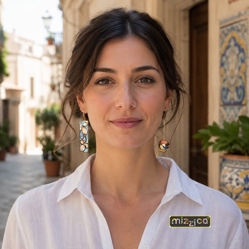 Orecchini "Diversi in Ceramica" - immagine 3