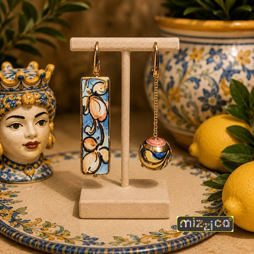 Orecchini "Diversi in Ceramica" - immagine 2
