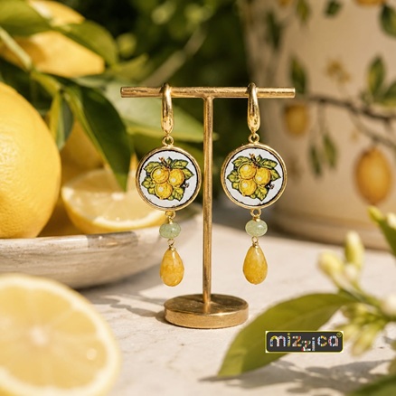 Orecchini "Limoni di Sicilia" - immagine 3