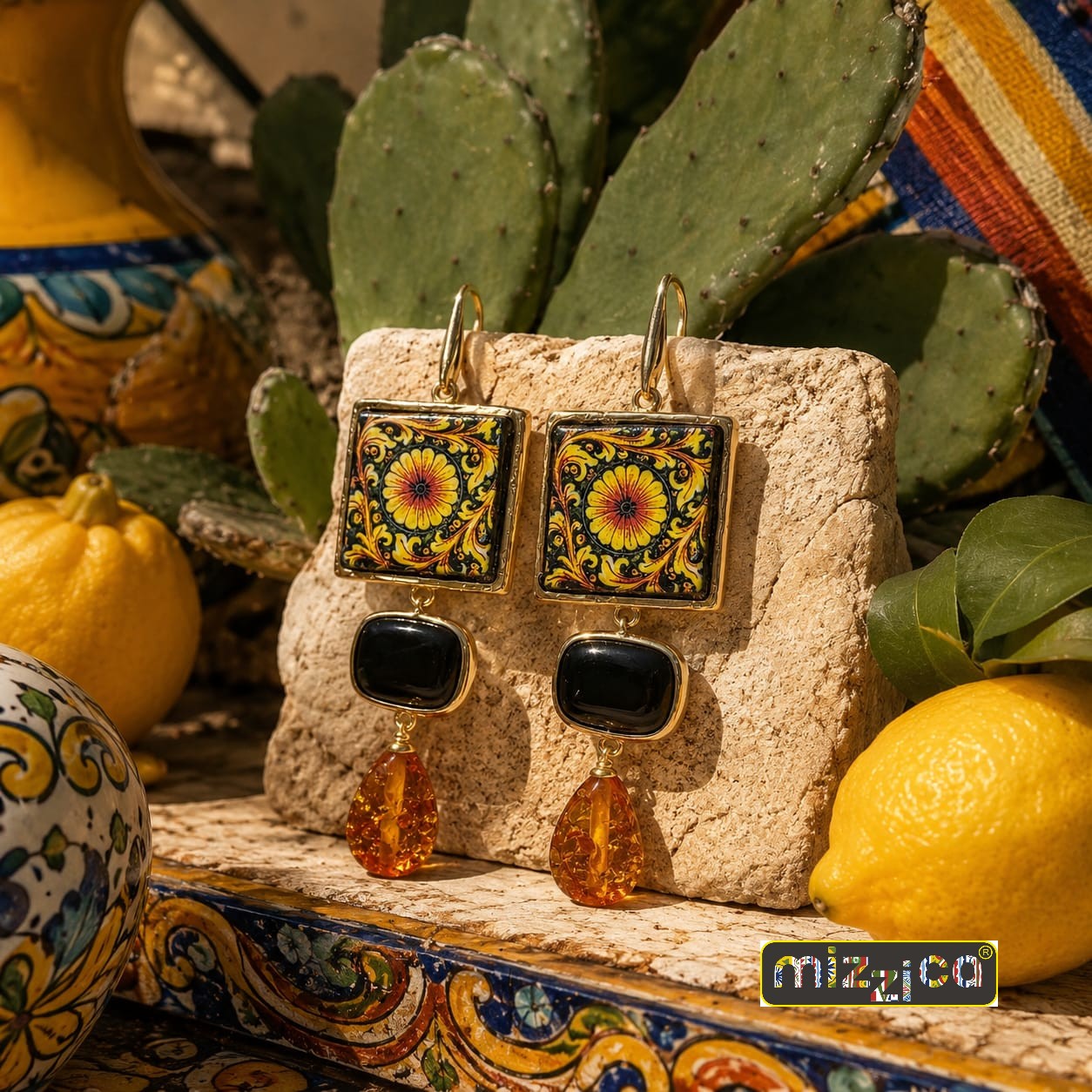 Orecchini "Maiolica" - immagine 2