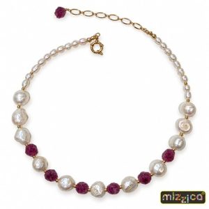 Collana “Perle e Tormalina”